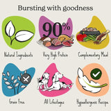 Forthglade Just Multicase (Chicken Lamb & Beef) Grain Free Wet Dog Food 12 x 395g