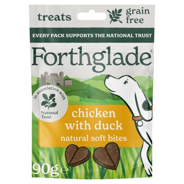 Forthglade National Trust Soft Bites Chicken with Duck Dog Treats 90g