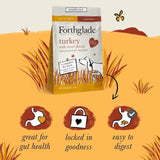 Forthglade Natural Grain Free Turkey Cold Pressed Dry Dog Food 2kg