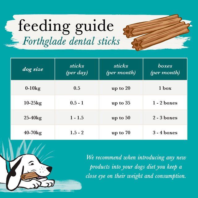 Forthglade Natural Plant Based Dental Sticks 5 per pack