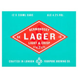 Fourpure Lager 4.2% 12 x 330ml