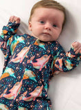FRED & NOAH Dancing Dolphin Sleepsuit 6-12 months