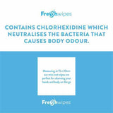 FreshWipes Mini Biodegradable Travel Wipes (bundle of 3)