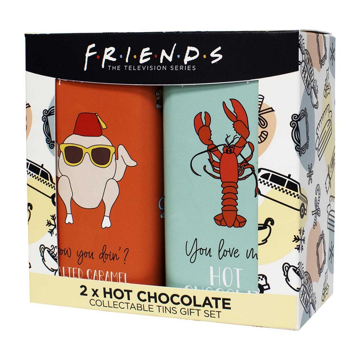 Friends Hot Chocolate Duo Tin Set