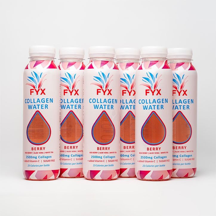 FYX Collagen Water Lemon & Lime 6x 400ml