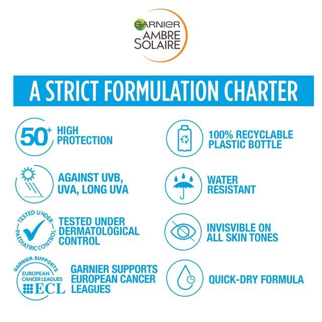 Garnier Ambre Solaire Invisible Protect SPF 30 Refresh Sun Cream Spray 200ml