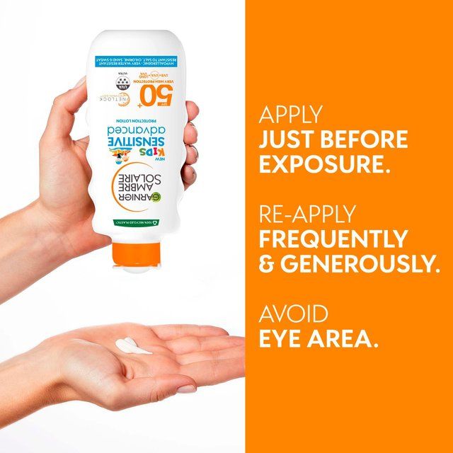 Garnier Ambre Solaire Kids Sensitive Sun Protection Cream SPF 50 200ml