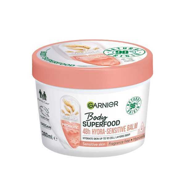 Garnier Body Superfood Sensitive Oat Milk & Probiotic 380Ml