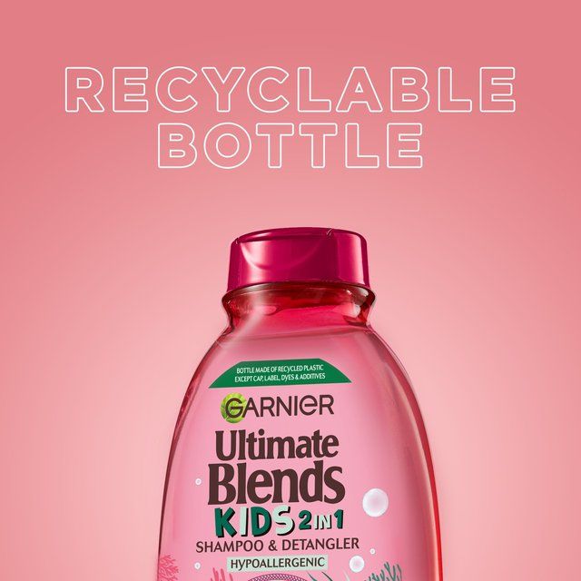 Garnier Ultimate Blends 2-in-1 Kids Cherry & Almond No Tears Shampoo 250ml
