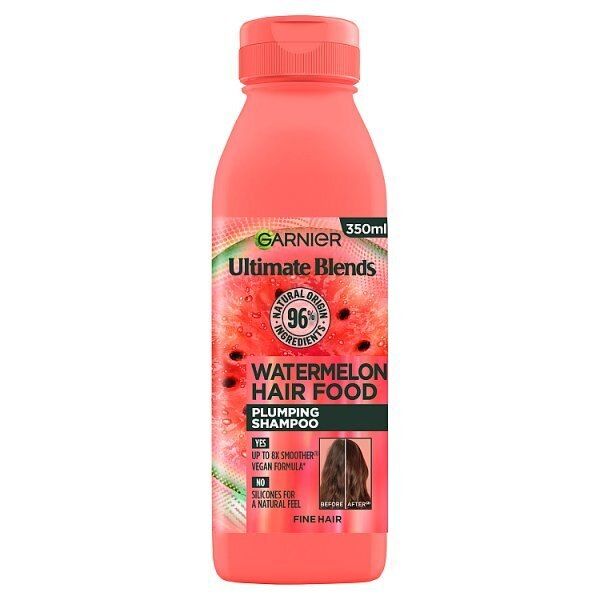 Garnier Ultimate Blends Hair Food Papaya Shampoo 350ml Plumping Watermelon