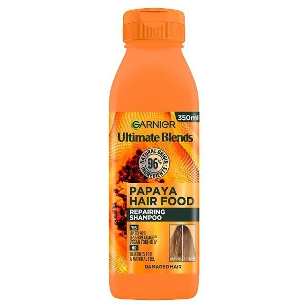 Garnier Ultimate Blends Hair Food Papaya Shampoo 350ml Repairing Papaya