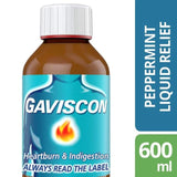 Gaviscon Liquid Heartburn & Indigestion Peppermint 600ml