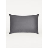 George Home Dark Grey 100% Cotton Sateen Pillowcase Pair