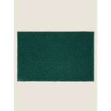 George Home Fir Green Solid Chenille Bath Mat