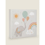 George Home Grey Elephant & Balloons Baby Photo Album