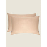George Home Natural Pillowcase Pair