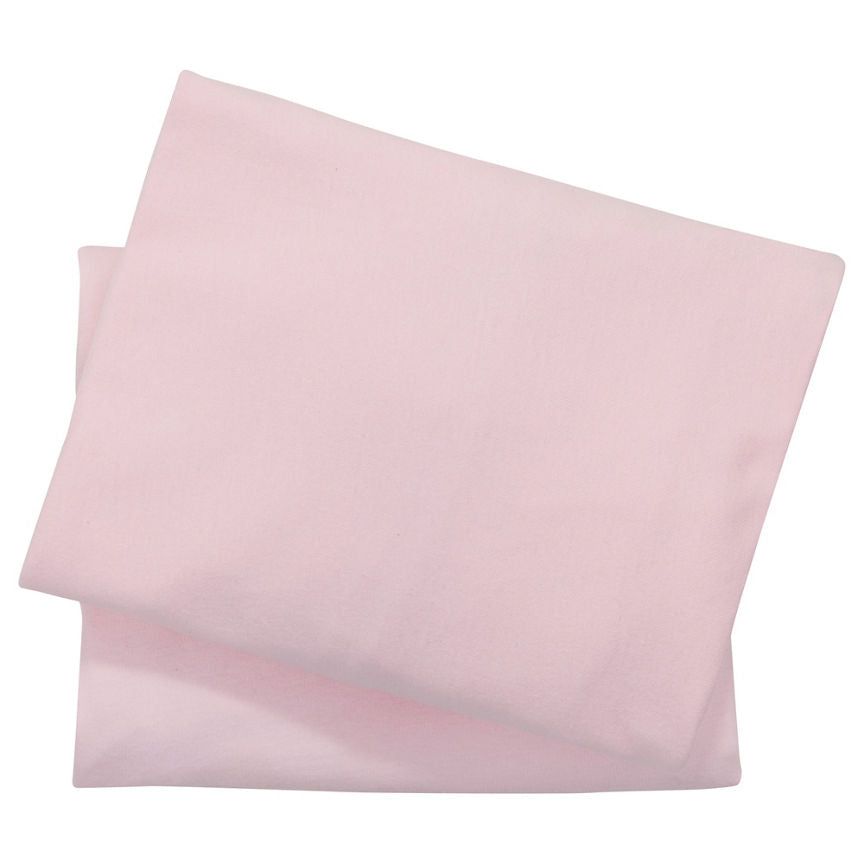 George Home Pink Fitted Sheets - Cot