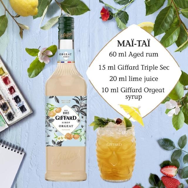 Giffard Orgeat Almond Syrup 1L
