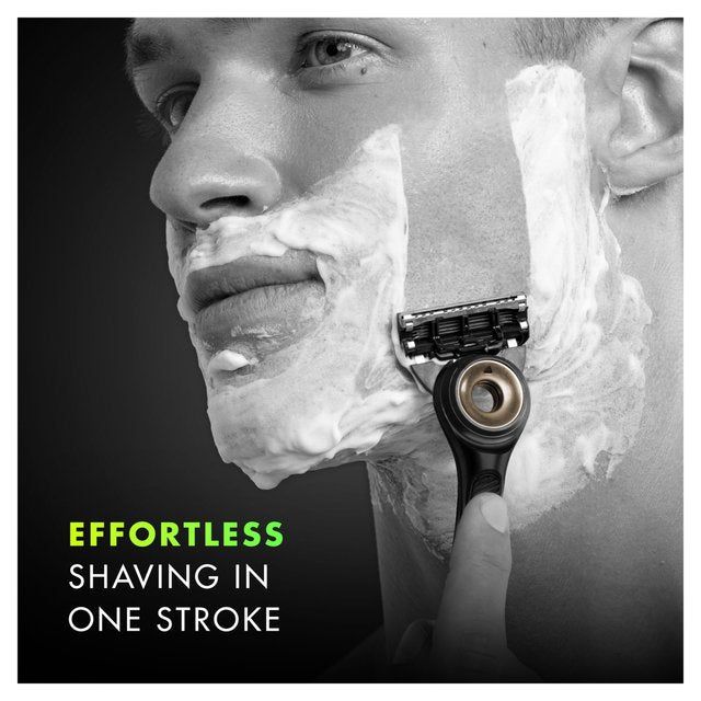 Gillette Labs Exfoliating Razor With Magnetic Stand Black & Gold Edition