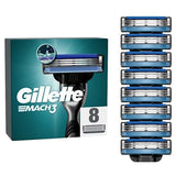 Gillette Mach3 Men’s Razor Blade Refills, 8 Count
