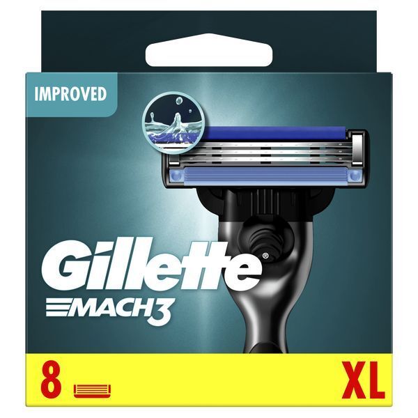 Gillette Mach3 Men’s Razor Blade Refills, 8 Count