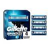 Gillette Mach3 Turbo Men’s Razor Blade Refills, 4 Pack