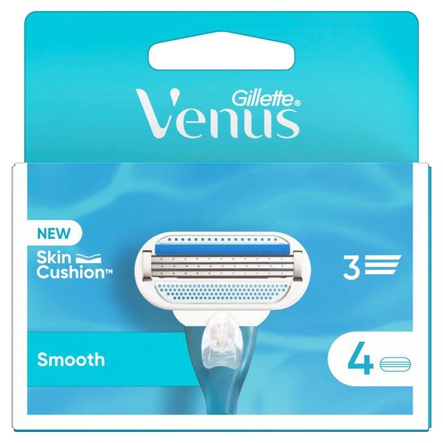 Gillette Venus Smooth Razor Blades 4 per pack