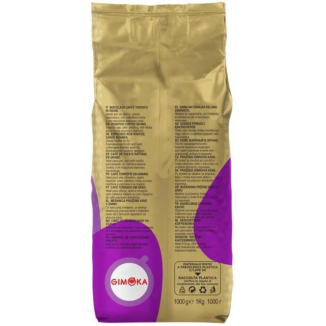 Gimoka Vellutato 100% Arabica Roast Beans 1kg