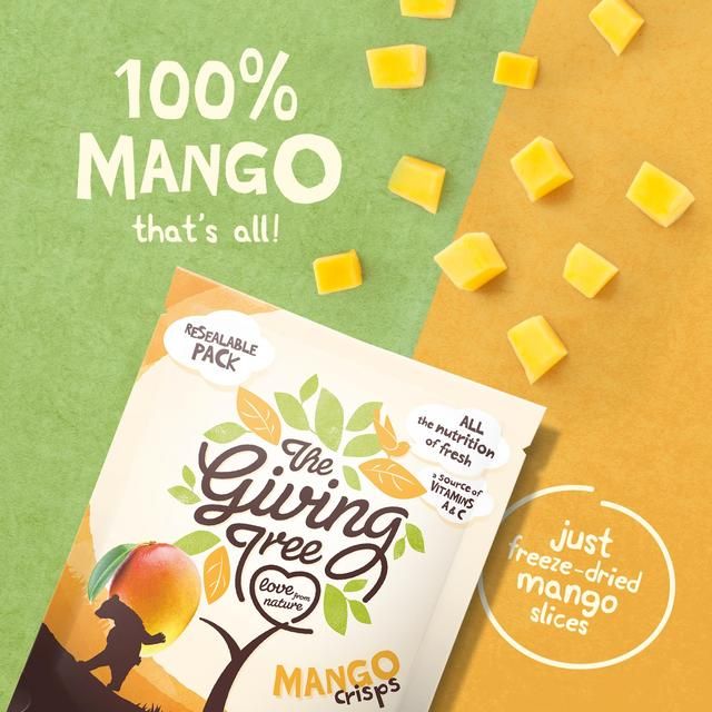 Giving Tree Freeze Dried Mango Crisps 38g