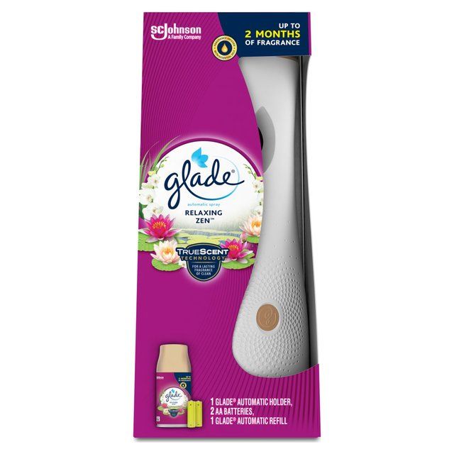 Glade Automatic Spray Holder & Refill Relaxing Zen Air Freshener 269ml