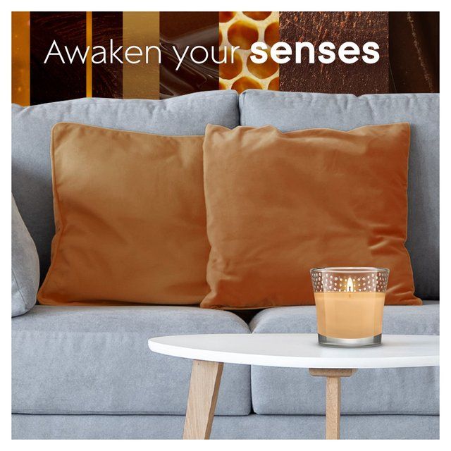 Glade Candle Honey & Chocolate Air Freshener 129g