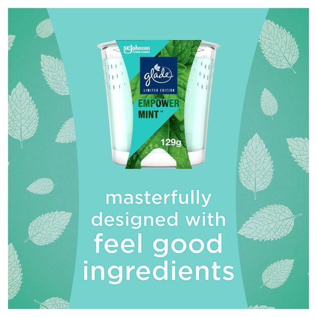Glade Scented Candle Empowermint 129g