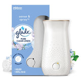 Glade Sense & Spray Holder & Refill Pure Clean Linen Freshener 18ml
