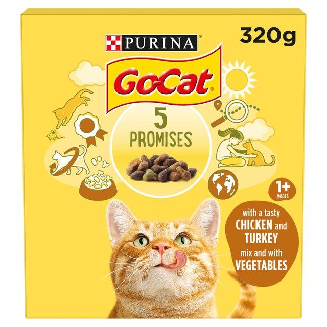 Go-Cat Chicken and Turkey Dry Cat Food 320g