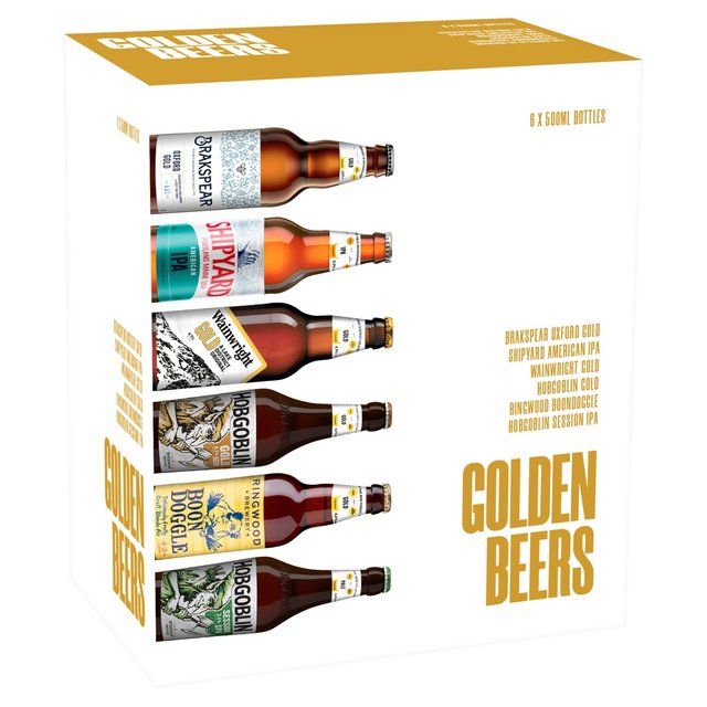 Golden Beers Mixed Pack Ales Bottles 6 x 500ml