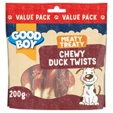 Good Boy Meaty Treaty Chewy Duck Twists Value Pack 200g