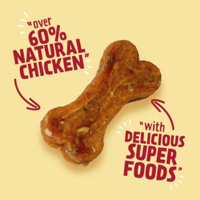 Good Boy Superlicious Chicken Apple & Cranberry Bone Dog Treats 100g