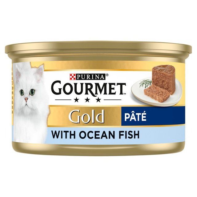 Gourmet Gold Pate Ocean Fish Wet Cat Food 85g