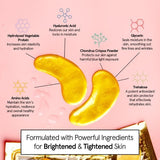 Grace & Stella - Under Eye Mask - Vegan - Gold - 24 Pairs