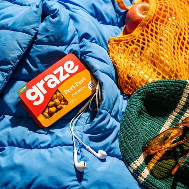 Graze Peri Peri Vegan Mixed Snacks 38g