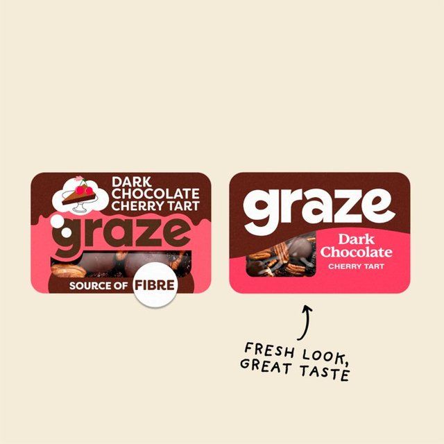 Graze Vegan Dark Chocolate Crunchy Mixed Snacks 40g