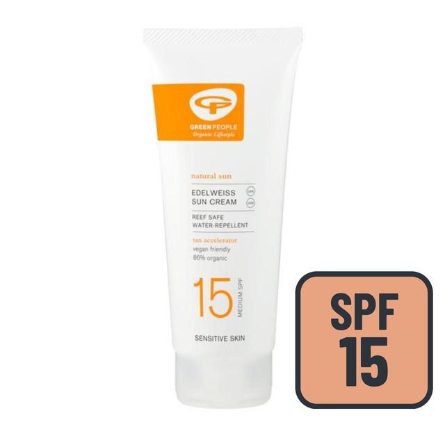 Green People SPF 15 Sun Cream With Tan Accelerator 200ml