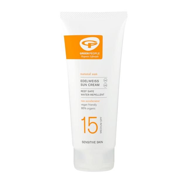 Green People SPF 15 Sun Cream With Tan Accelerator 200ml