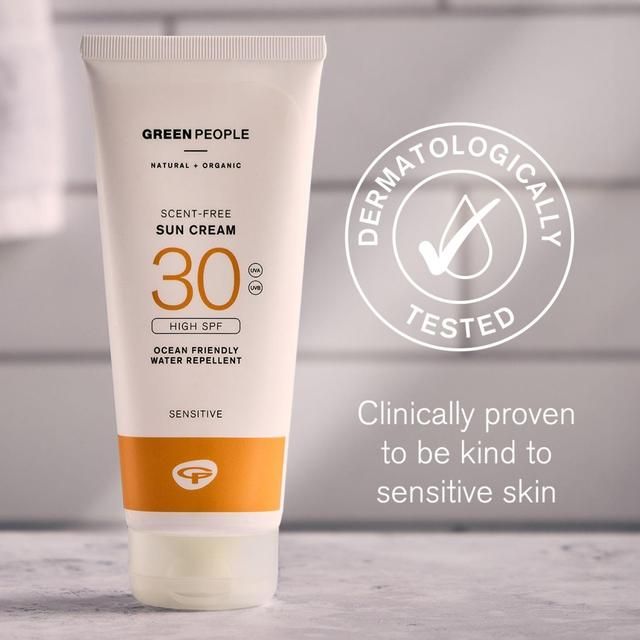 Green People SPF 30 Sun Cream Scent Free 200ml