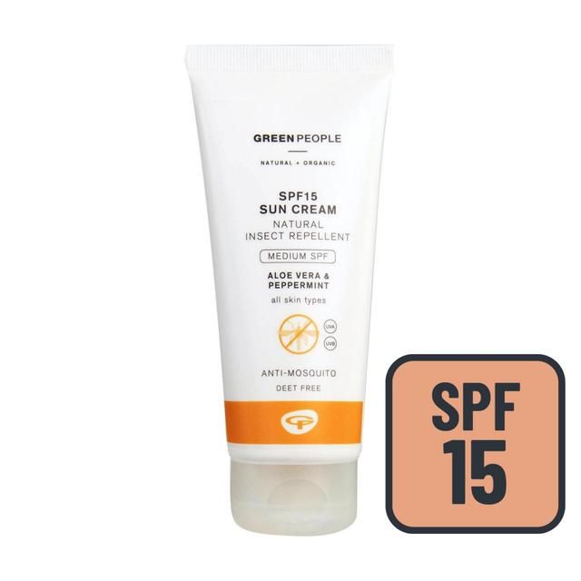 Green People SPF15 Sun Cream With Insect Repellent 100ml