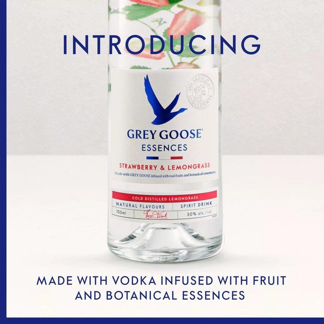 Grey Goose Essences Strawberry and Lemongrass Vodka Based Spirit Drink 700ml