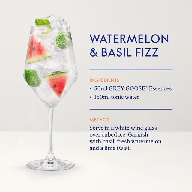 Grey Goose Essences Watermelon and Basil Vodka Based Spirit Drink 700ml