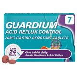 Guardium Heartburn & Acid Reflux Gastro Resistant Tablets x7 20mg
