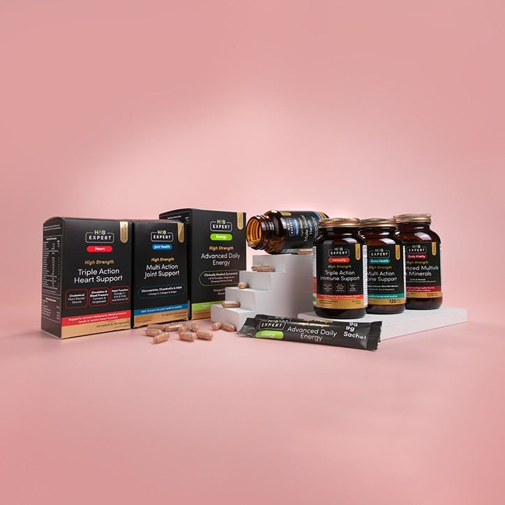 H&B Expert Multi Action Joint Support 1 Month Supply 30 Capsules + 90 Tablets