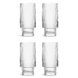 Habitat Clear Ribbed Hi Ball